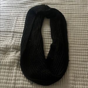 Disney Black Knit Infinity Scarf